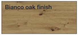 Bianco Oak Finish